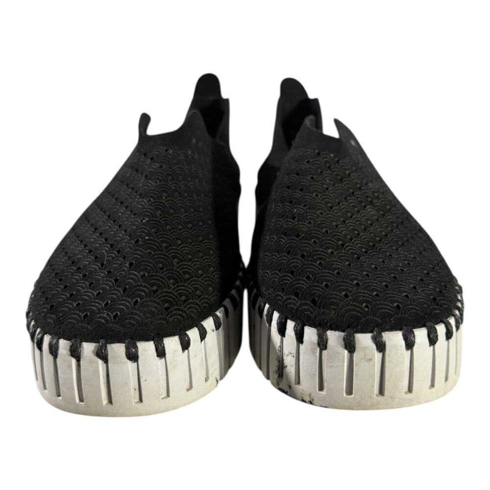 Ilse Jacobsen Women's Slip On TULIP3373-001 Black Sneakers Knit Size 7.5 - Picture 3 of 9
